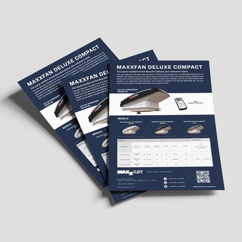 Mockup MaxxFan Compact Flyer